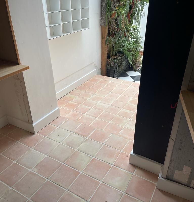 SP2 – Handmade Square Terracotta Tile