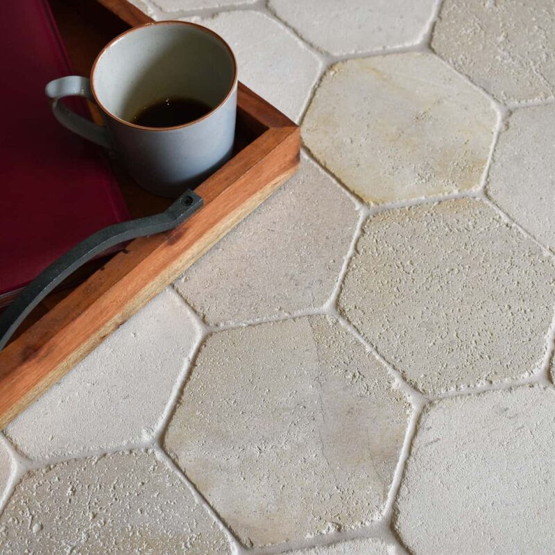 LFT 2 – Hex French Limestone Tiles