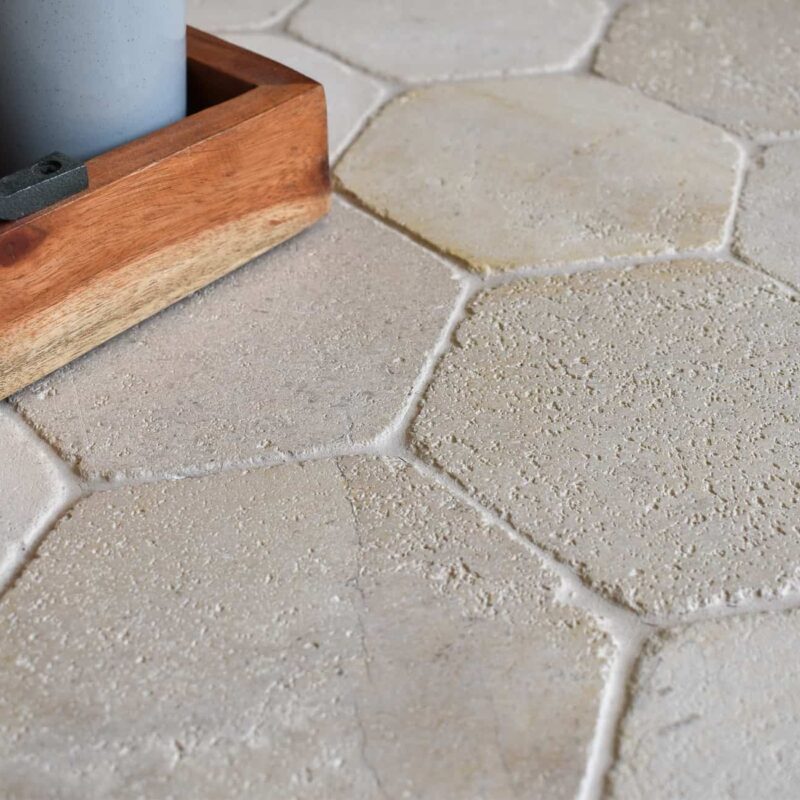 LFT 2 – Hex French Limestone Tiles