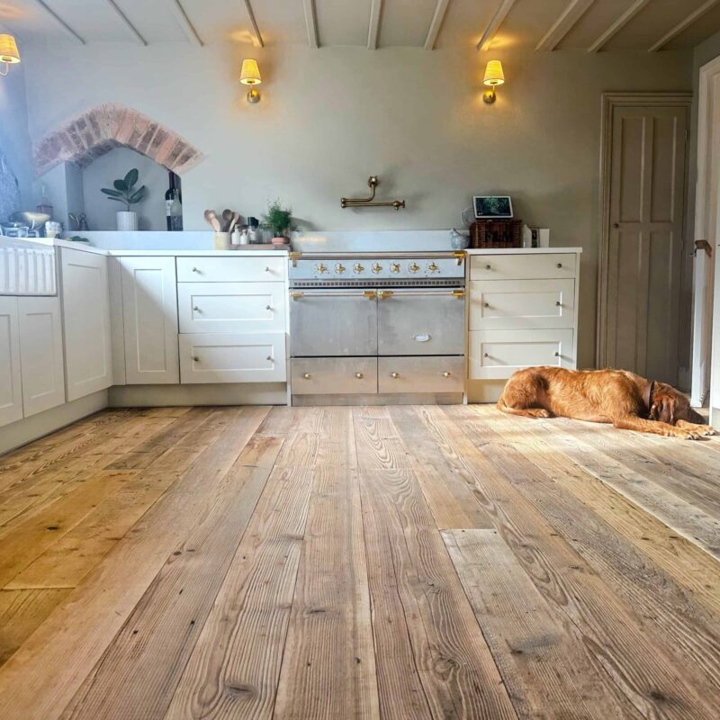 Dark Brown Reclaimed Pine Boards