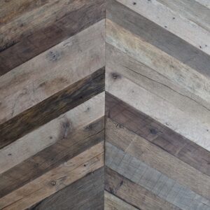 Chevron rustic oak parquet 1