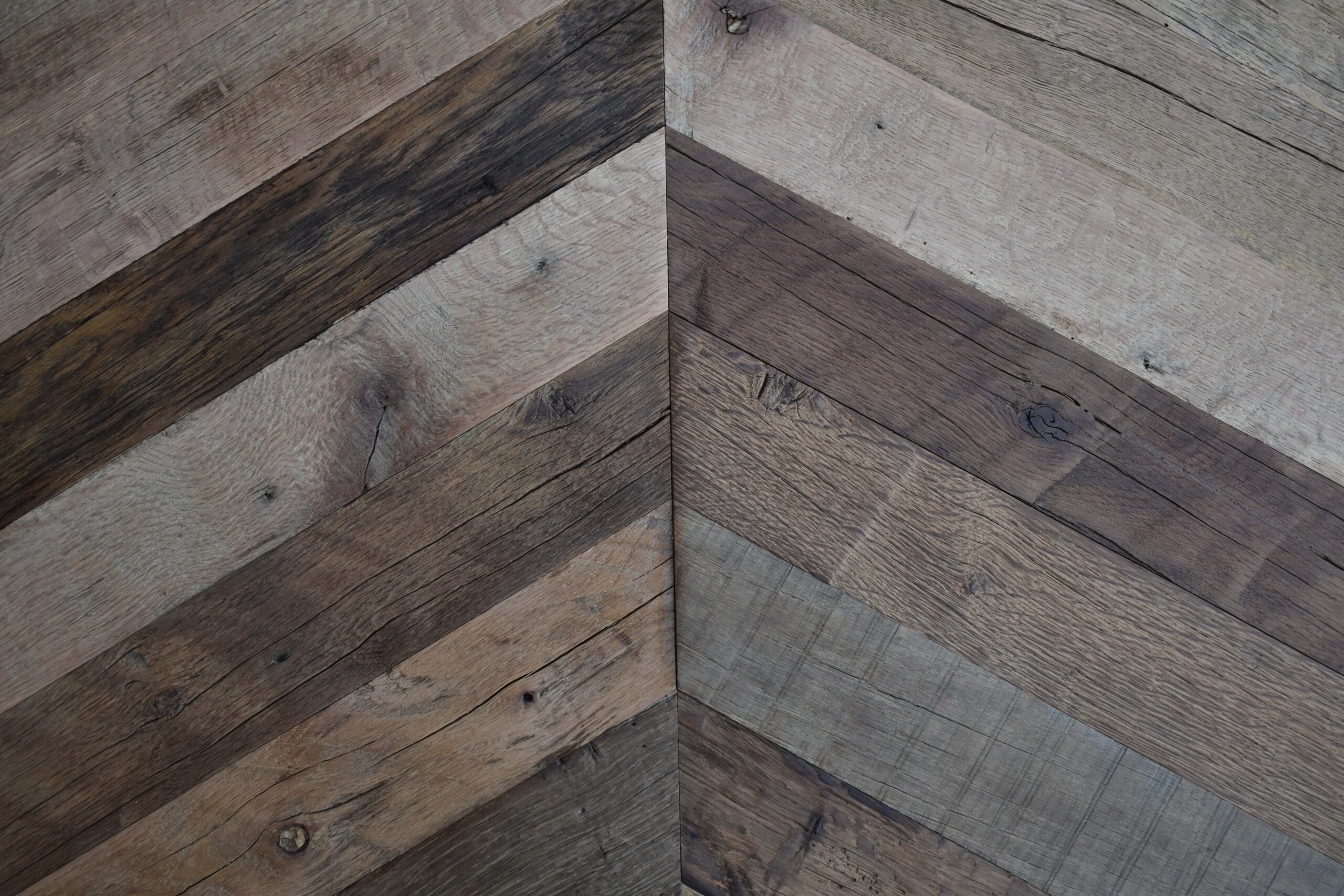 Chevron rustic oak parquet 4