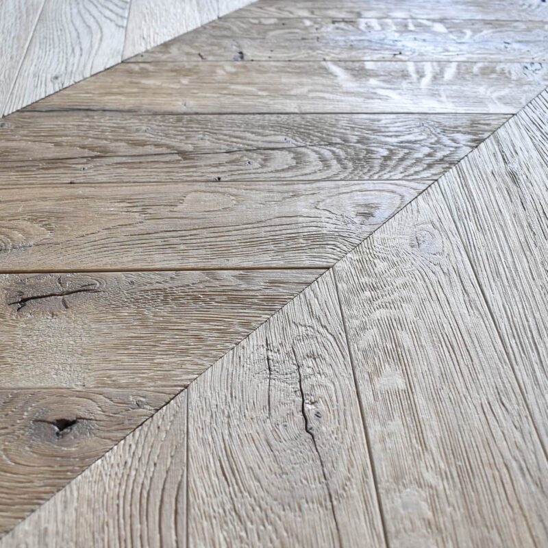 Smoked Parquet Flooring