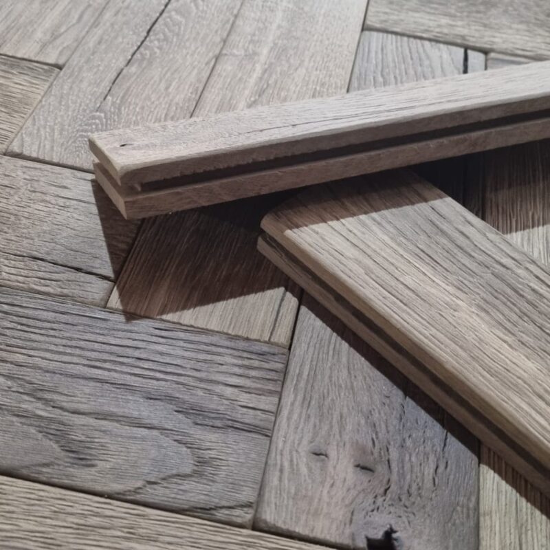 Smoked Parquet Flooring