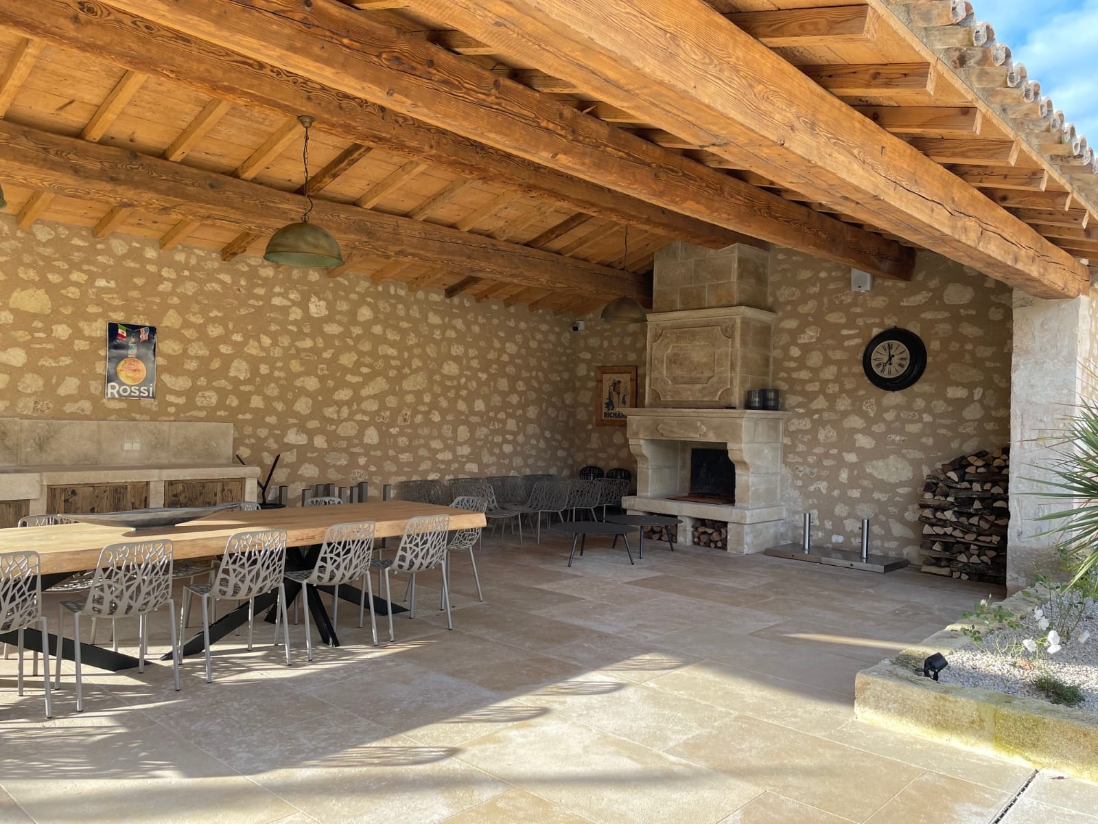 French limestone outside