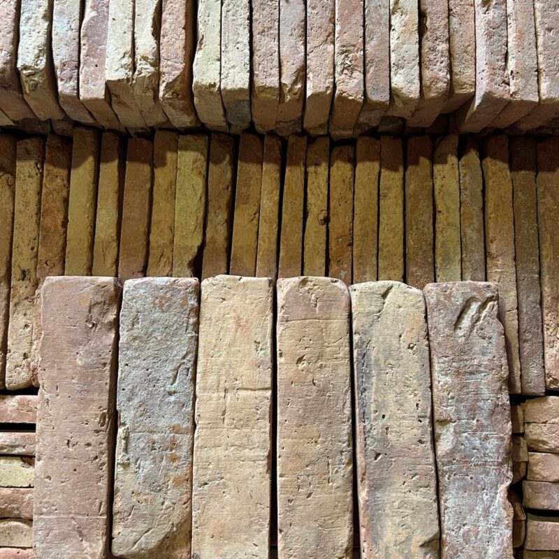 Red/Pink reclaimed brick tiles