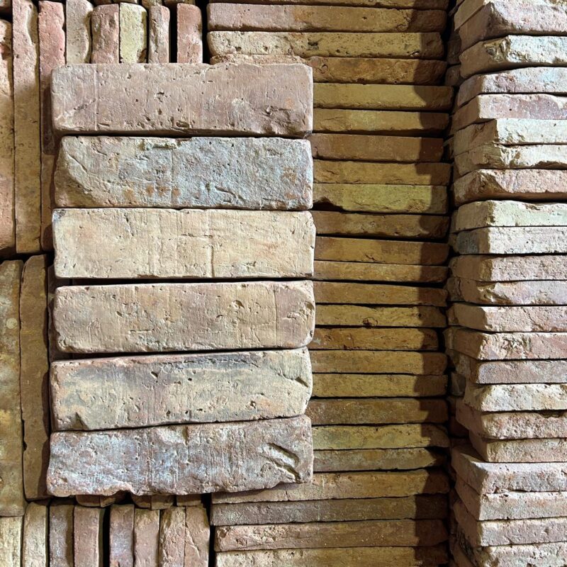 Red/Pink reclaimed brick tiles